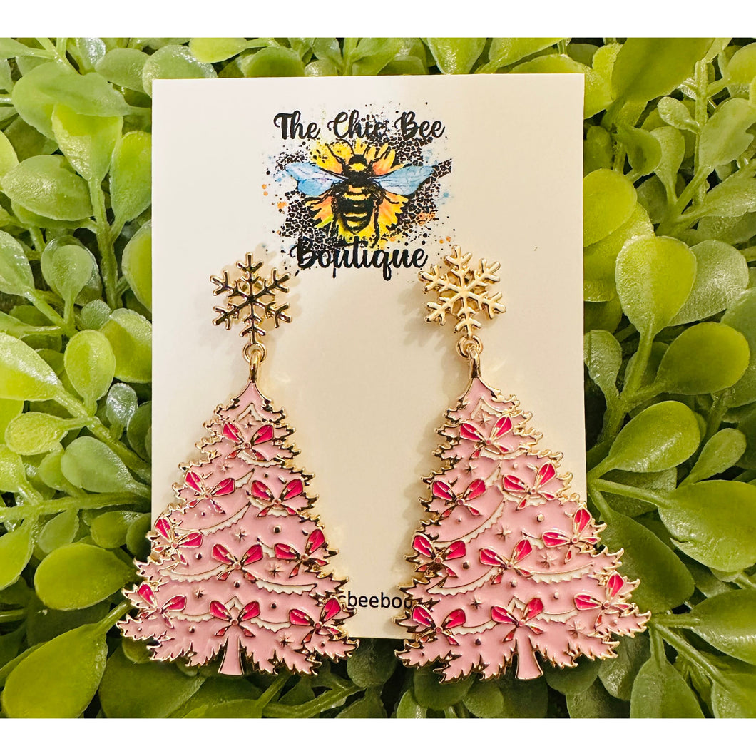 Snowflake Drop Christmas Tree