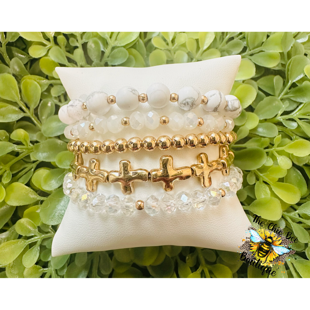 Cross Bracelet Set