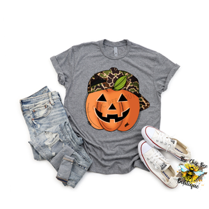 Camo Halloween Pumpkin-Boy