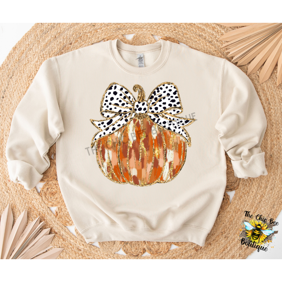 Fall Gold Pumpkin