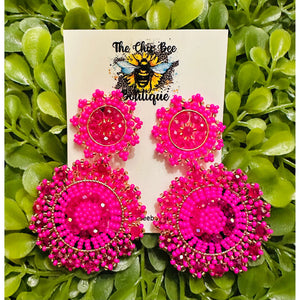 Pink  Beaded Miranda