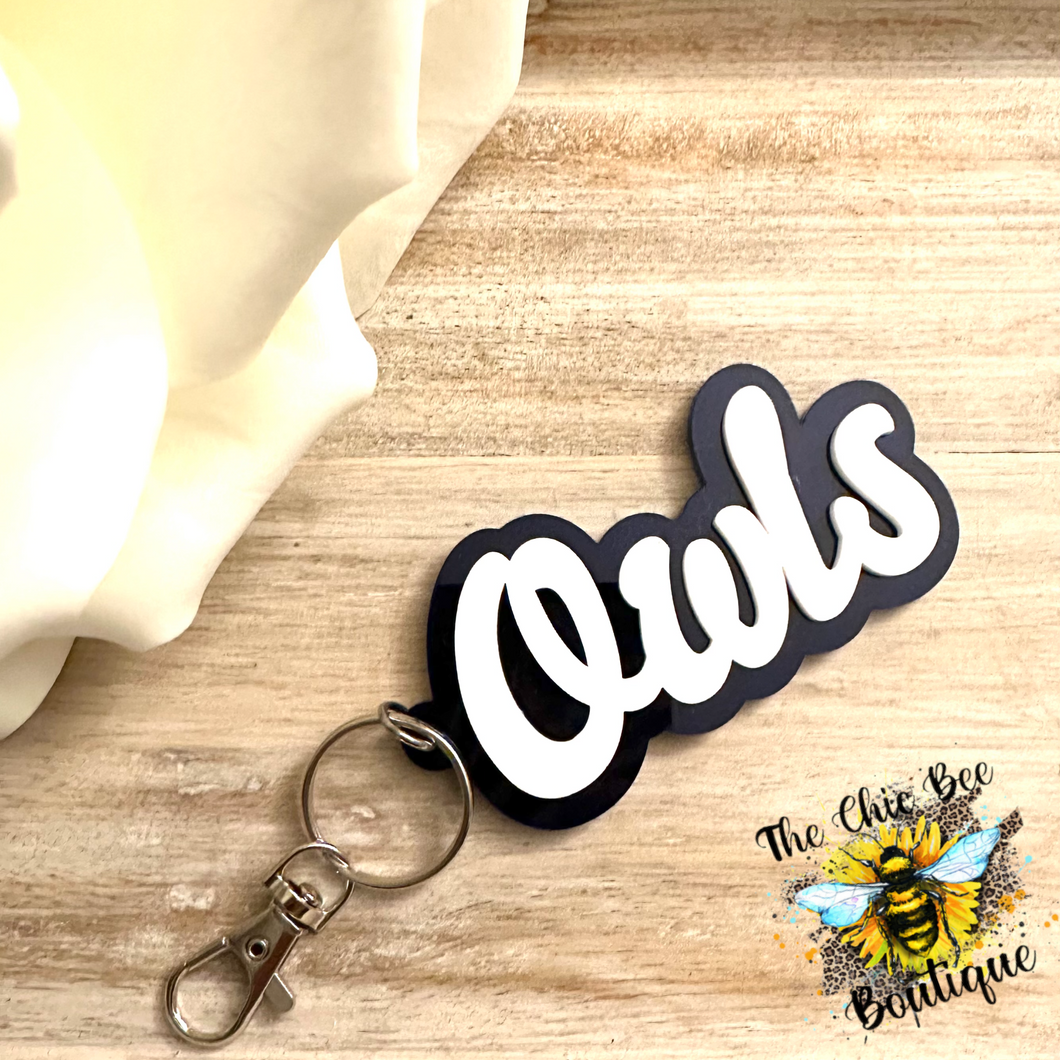 Owls Keychain