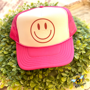 Smiley Face Trucker Cap