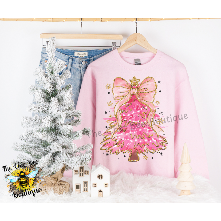 Pink & Gold Christmas Tree