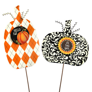 Orange Fall Charm Pumpkin