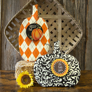 Orange Fall Charm Pumpkin