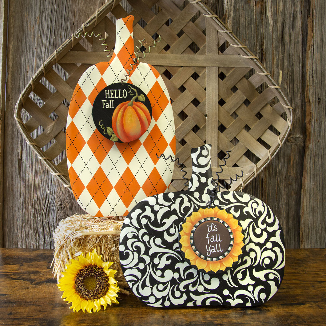 Orange Fall Charm Pumpkin