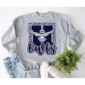 Leopard Owls Sweatshirt